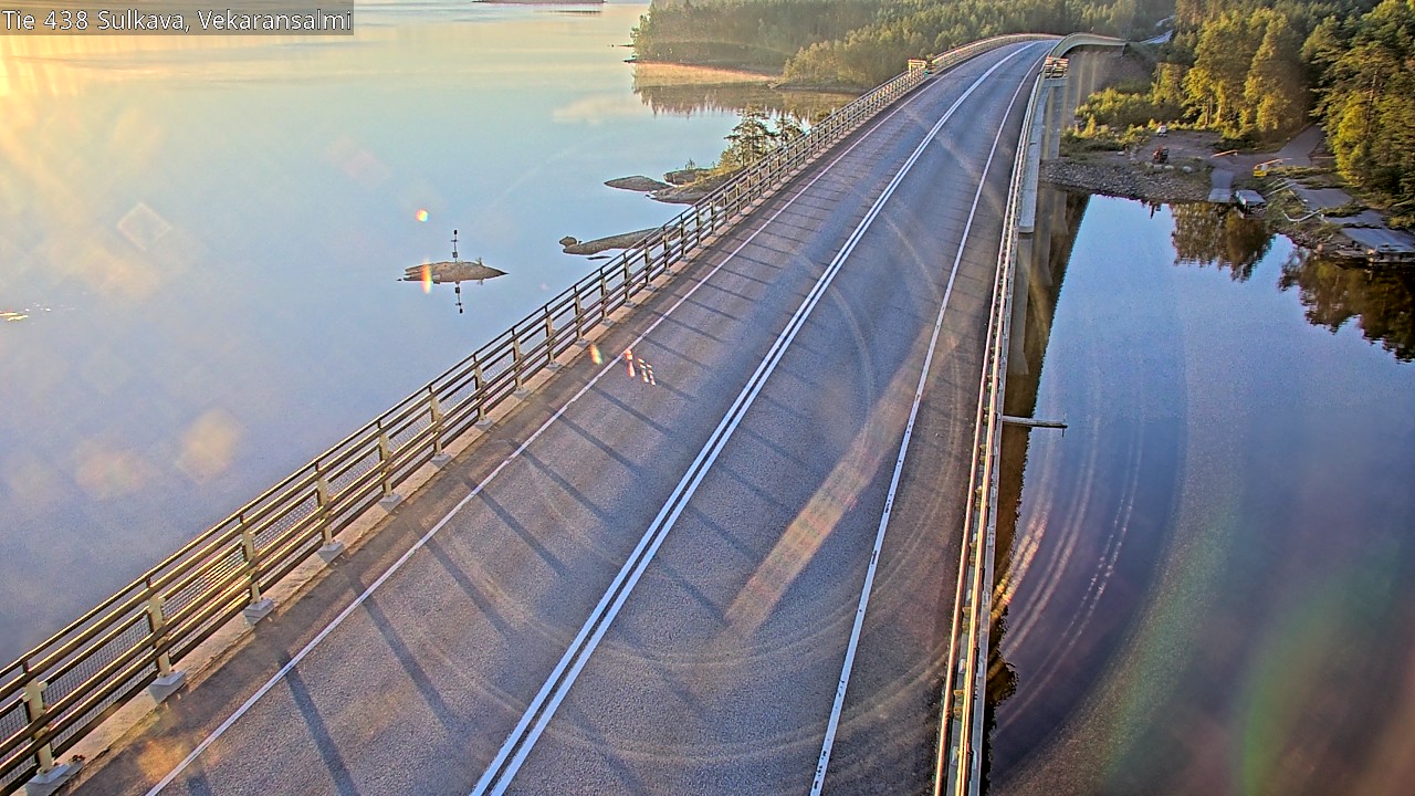 Weather Camera Image Road 438, Sulkava, Vekaransalmi, Sulkava, Etelä-Savo
