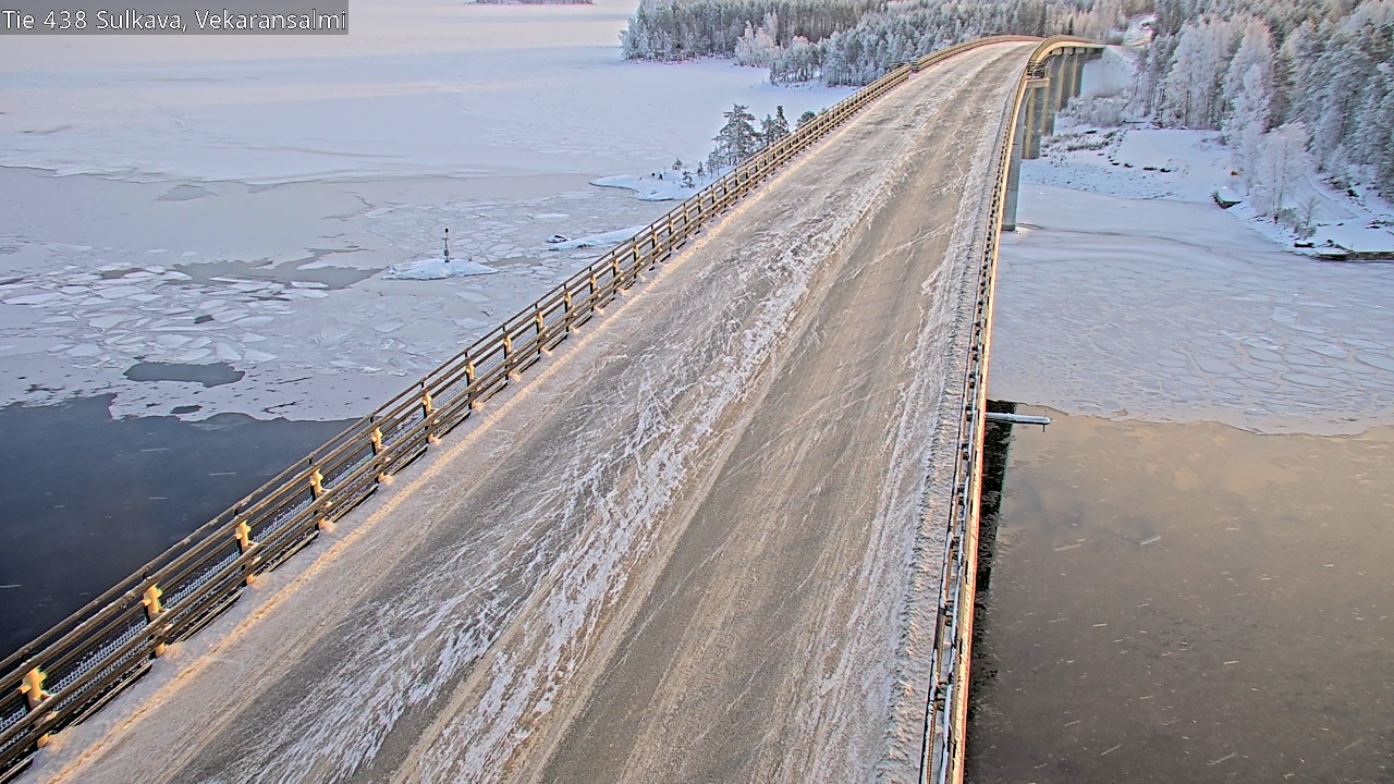 Weather Camera Image Väg 438, Sulkava, Vekaransalmi, Sulkava, Etelä-Savo