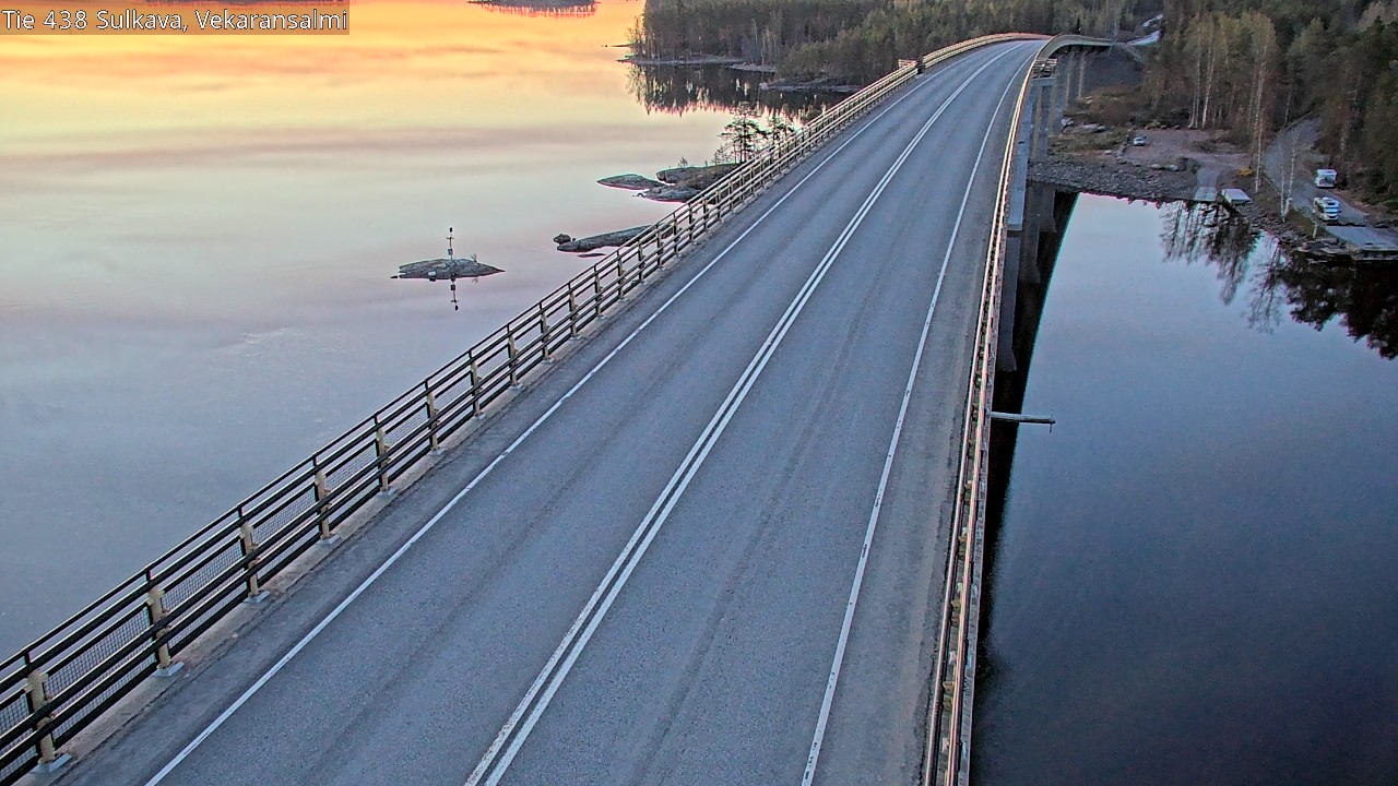Weather Camera Image Road 438, Sulkava, Vekaransalmi, Sulkava, Etelä-Savo