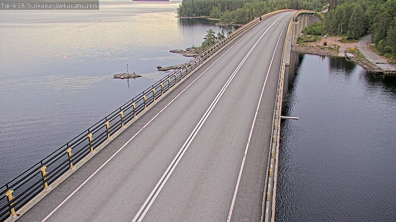Weather Camera Image Road 438, Sulkava, Vekaransalmi, Sulkava, Etelä-Savo