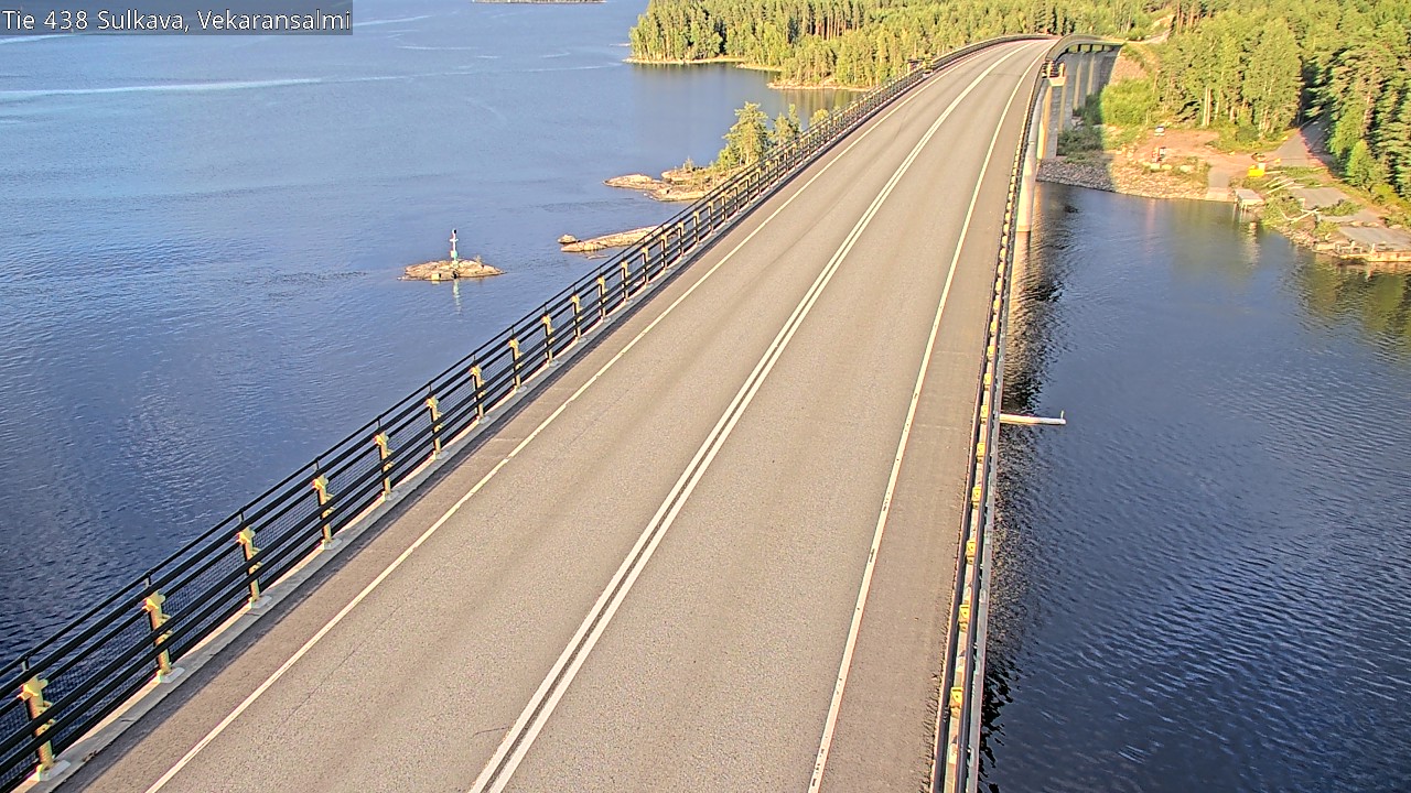 Weather Camera Image Road 438, Sulkava, Vekaransalmi, Sulkava, Etelä-Savo