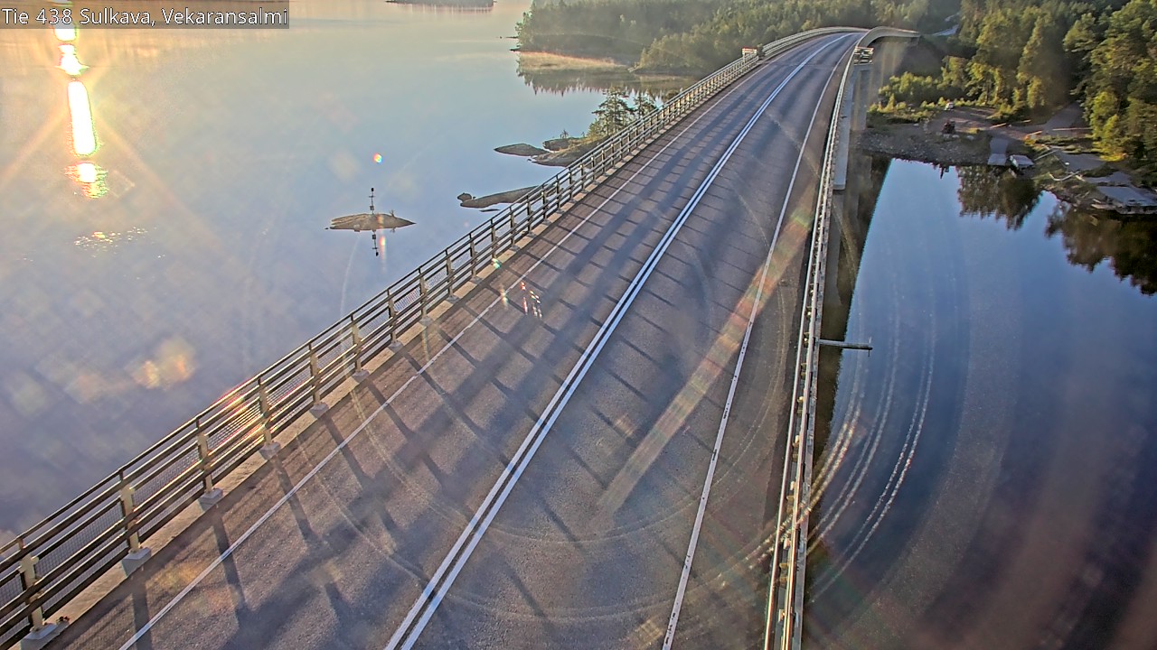 Weather Camera Image Road 438, Sulkava, Vekaransalmi, Sulkava, Etelä-Savo