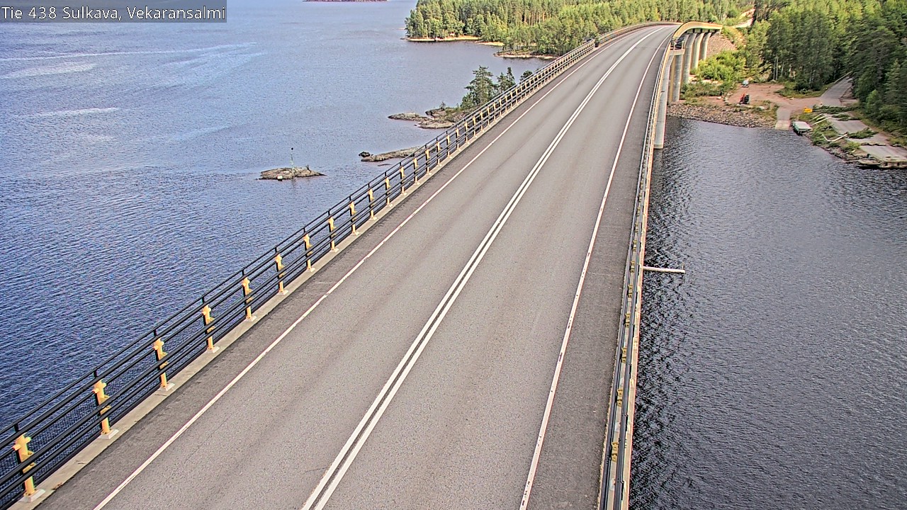 Weather Camera Image Road 438, Sulkava, Vekaransalmi, Sulkava, Etelä-Savo