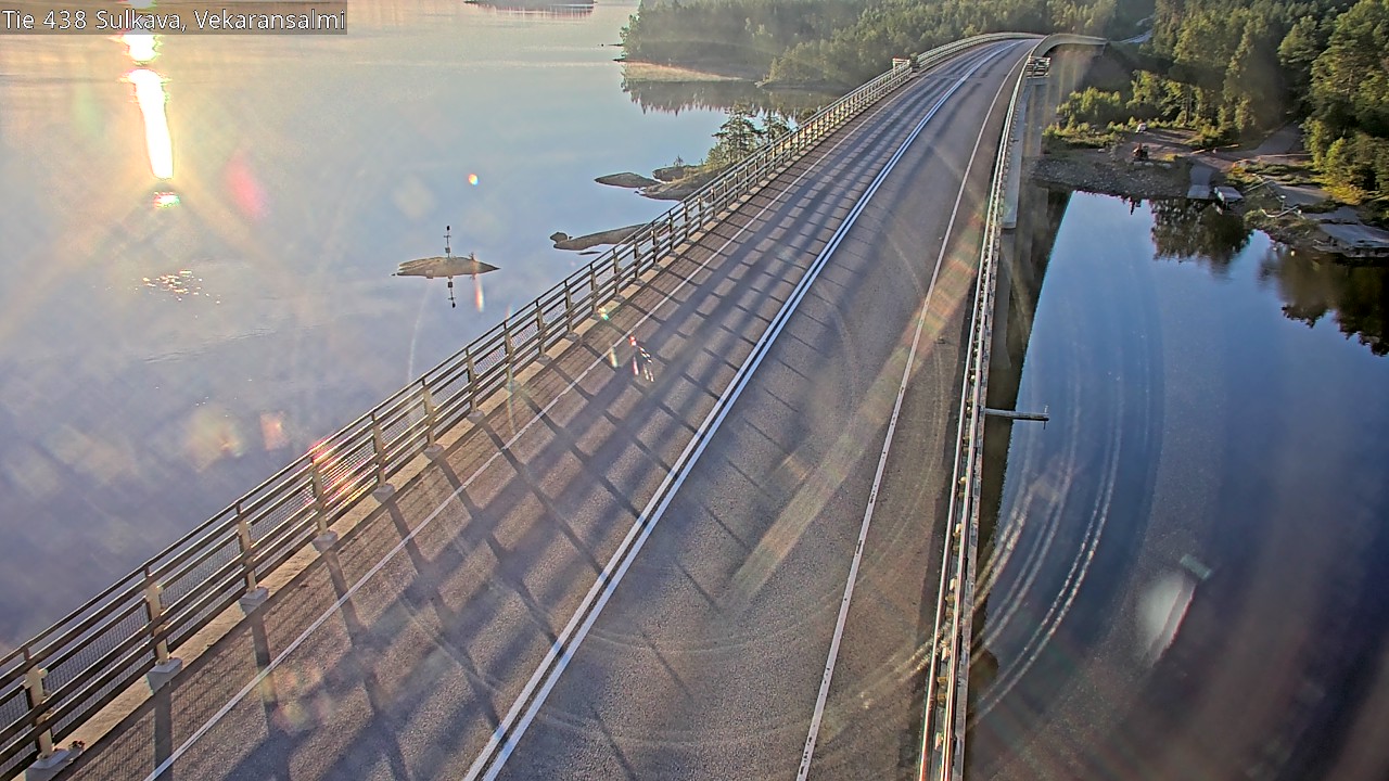 Weather Camera Image Road 438, Sulkava, Vekaransalmi, Sulkava, Etelä-Savo