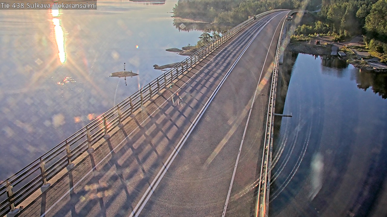 Weather Camera Image Road 438, Sulkava, Vekaransalmi, Sulkava, Etelä-Savo