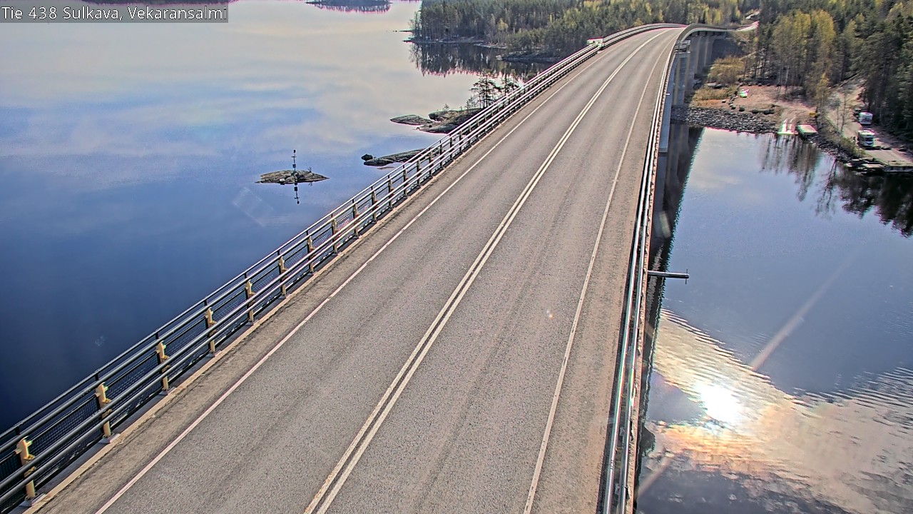 Weather Camera Image Road 438, Sulkava, Vekaransalmi, Sulkava, Etelä-Savo