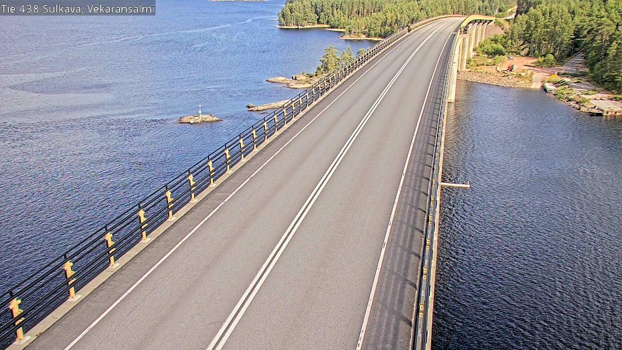 Weather Camera Image Road 438, Sulkava, Vekaransalmi, Sulkava, Etelä-Savo