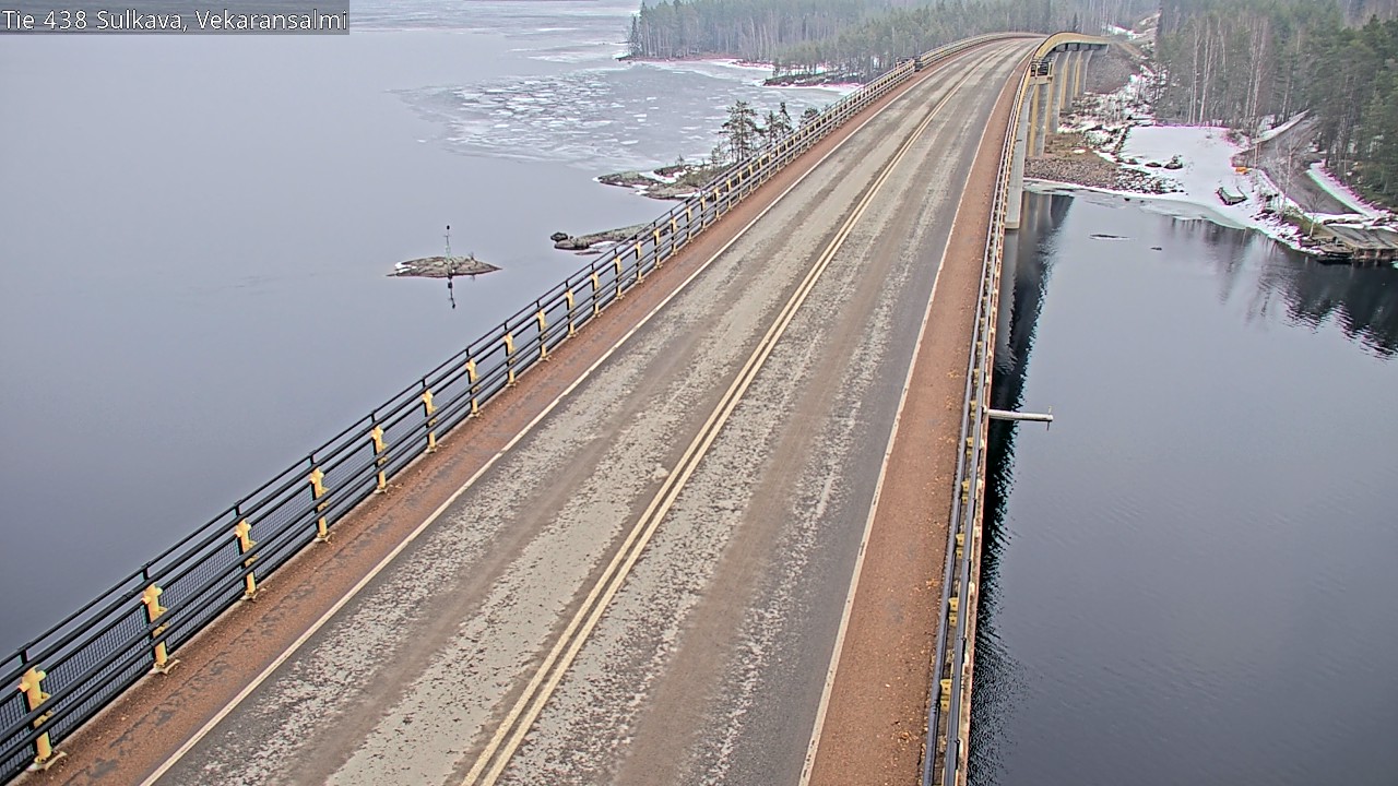 Weather Camera Image Väg 438, Sulkava, Vekaransalmi, Sulkava, Etelä-Savo