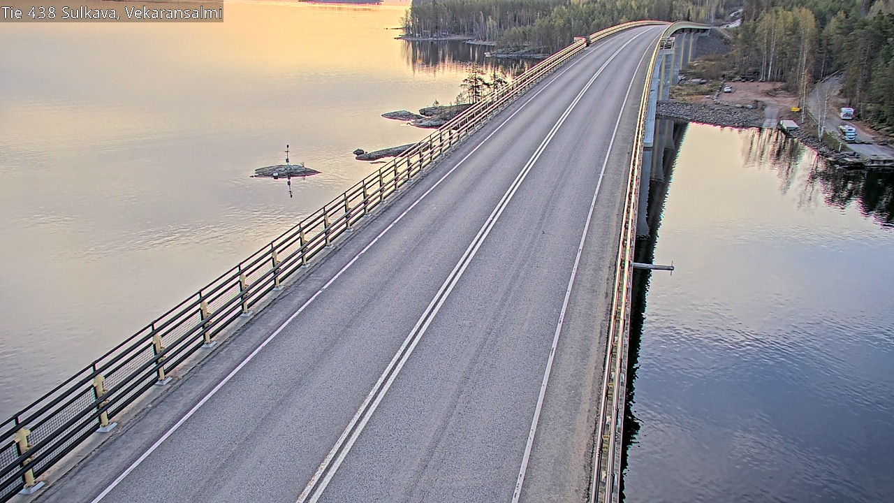 Weather Camera Image Road 438, Sulkava, Vekaransalmi, Sulkava, Etelä-Savo