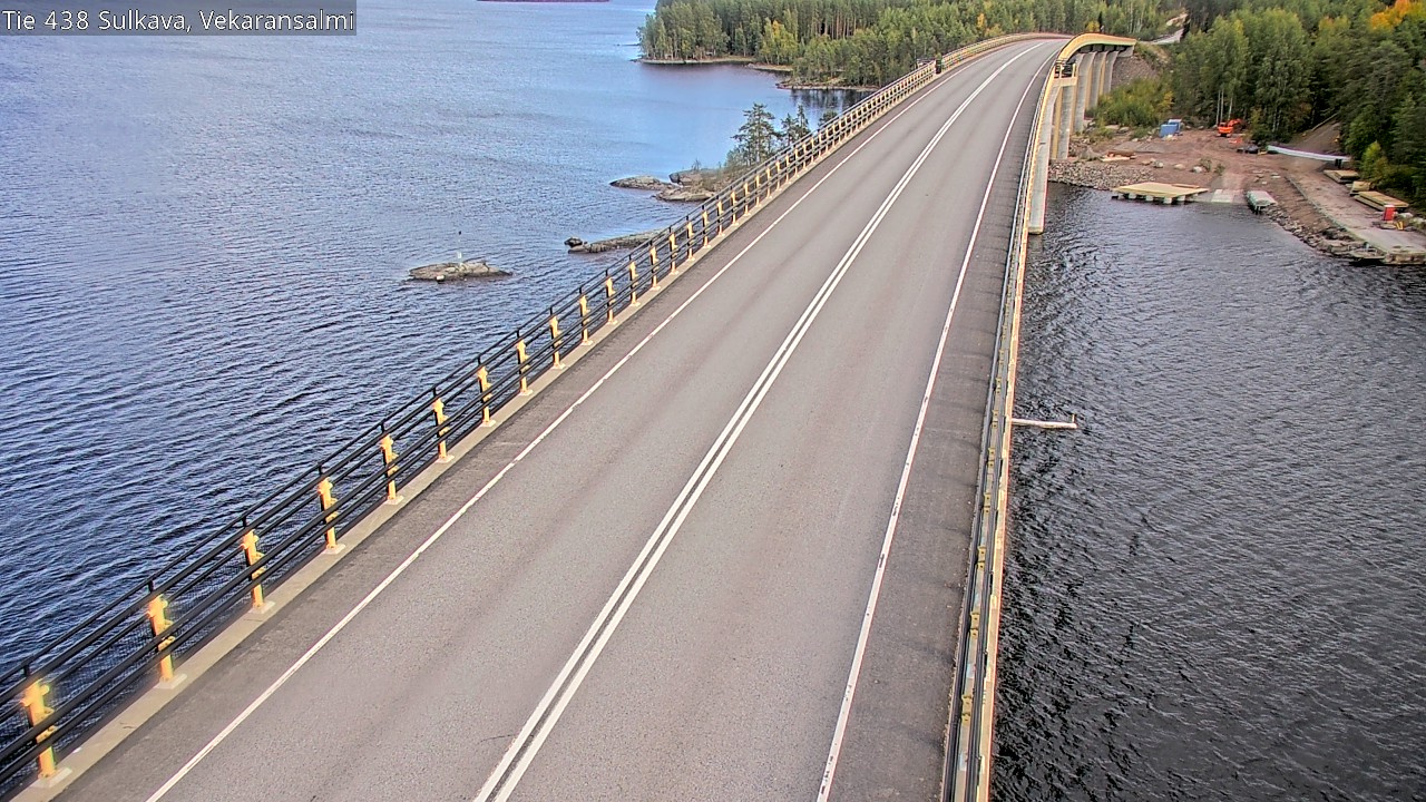 Weather Camera Image Väg 438, Sulkava, Vekaransalmi, Sulkava, Etelä-Savo