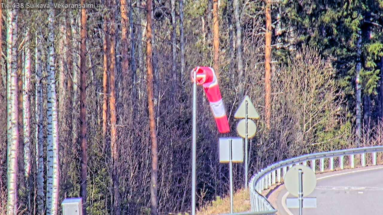 Weather Camera Image Road 438, Sulkava, Vekaransalmi, Sulkava, Etelä-Savo
