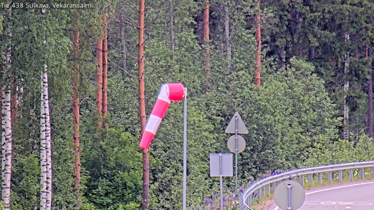 Weather Camera Image Road 438, Sulkava, Vekaransalmi, Sulkava, Etelä-Savo