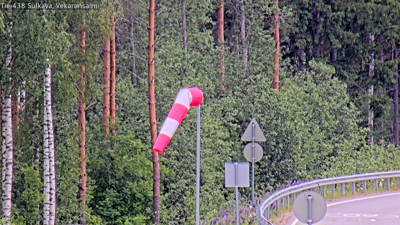 Weather Camera Image Road 438, Sulkava, Vekaransalmi, Sulkava, Etelä-Savo