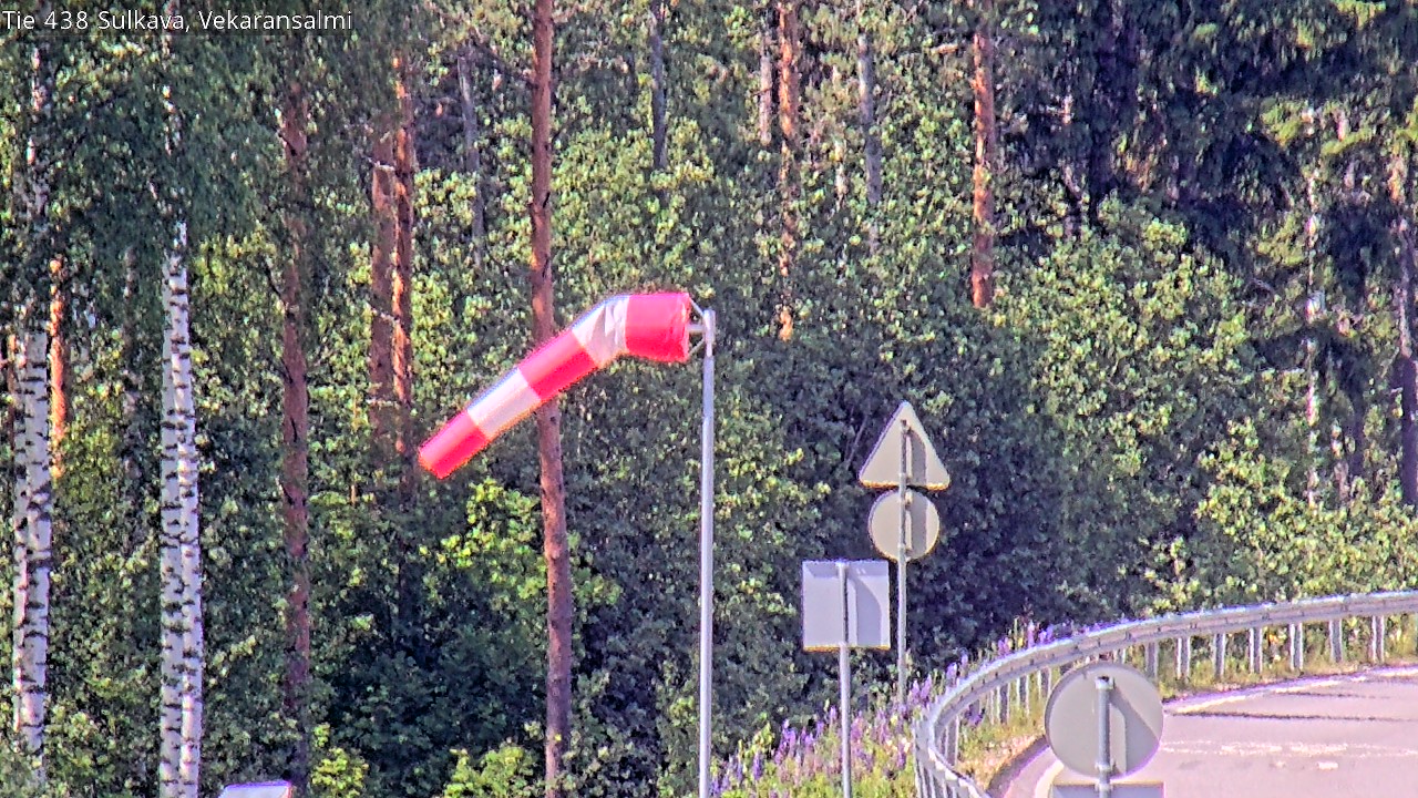 Weather Camera Image Väg 438, Sulkava, Vekaransalmi, Sulkava, Etelä-Savo