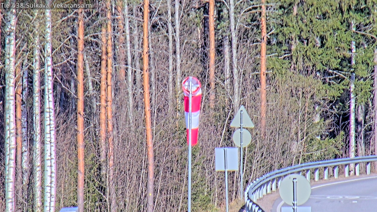 Weather Camera Image Road 438, Sulkava, Vekaransalmi, Sulkava, Etelä-Savo