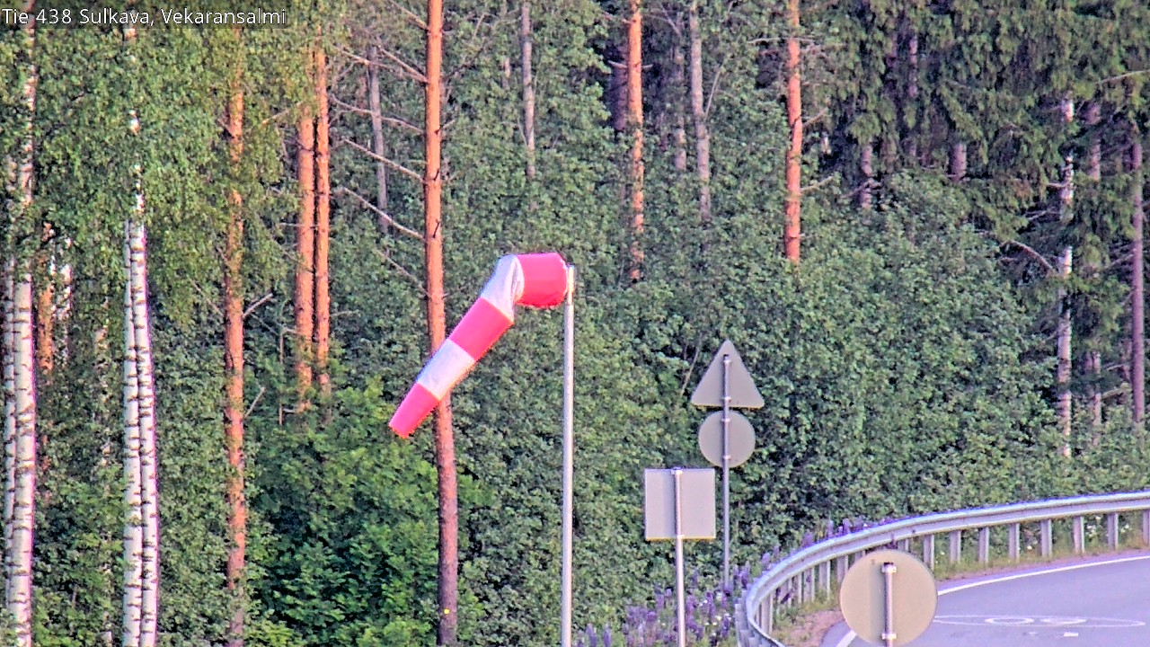 Weather Camera Image Road 438, Sulkava, Vekaransalmi, Sulkava, Etelä-Savo