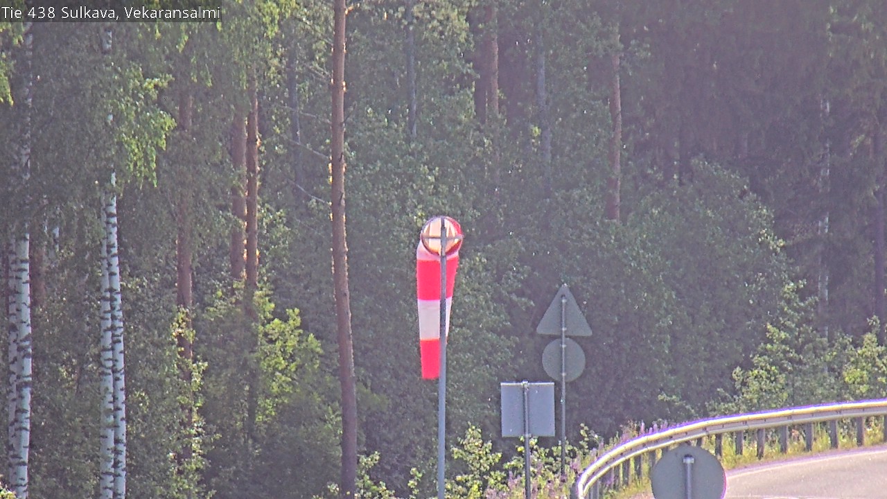 Weather Camera Image Road 438, Sulkava, Vekaransalmi, Sulkava, Etelä-Savo