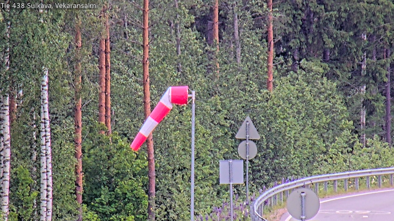 Weather Camera Image Road 438, Sulkava, Vekaransalmi, Sulkava, Etelä-Savo