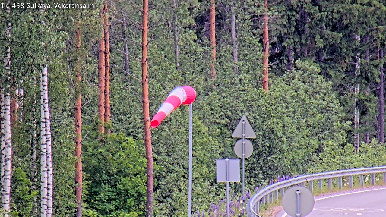 Weather Camera Image Väg 438, Sulkava, Vekaransalmi, Sulkava, Etelä-Savo