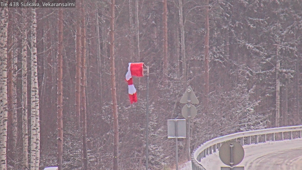 Weather Camera Image Väg 438, Sulkava, Vekaransalmi, Sulkava, Etelä-Savo