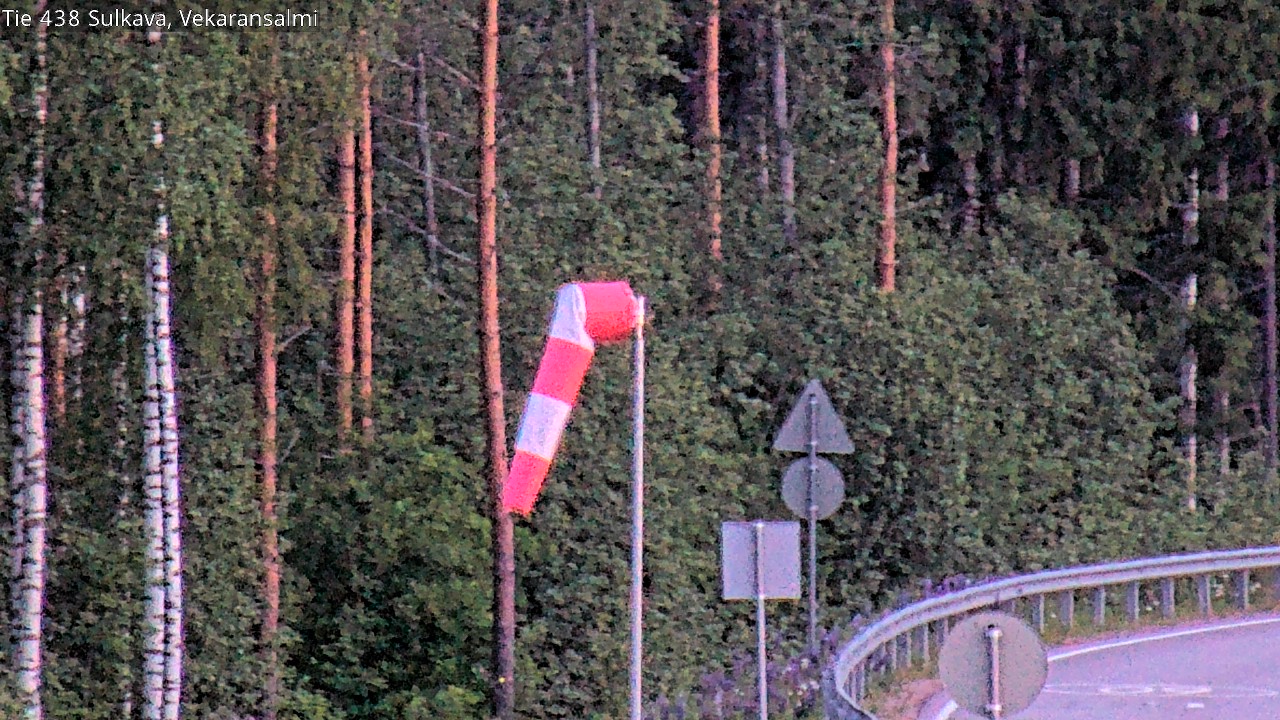 Weather Camera Image Road 438, Sulkava, Vekaransalmi, Sulkava, Etelä-Savo