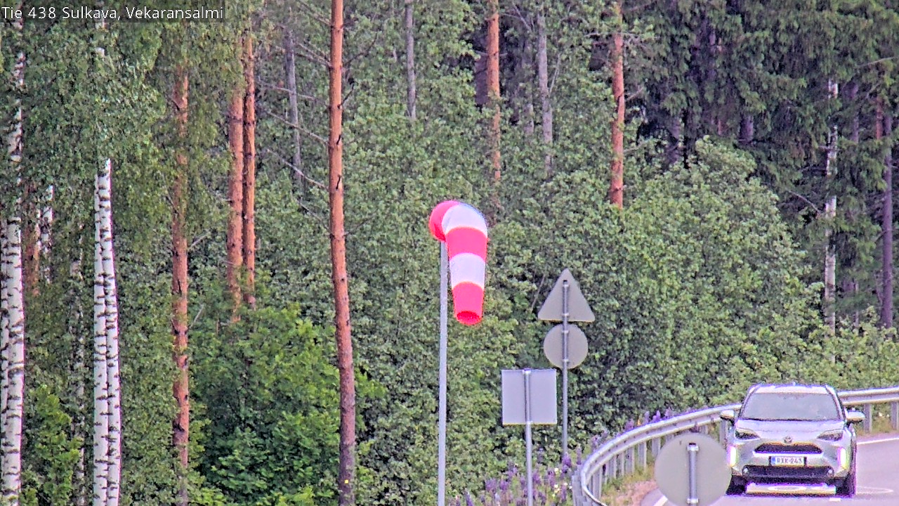 Weather Camera Image Road 438, Sulkava, Vekaransalmi, Sulkava, Etelä-Savo