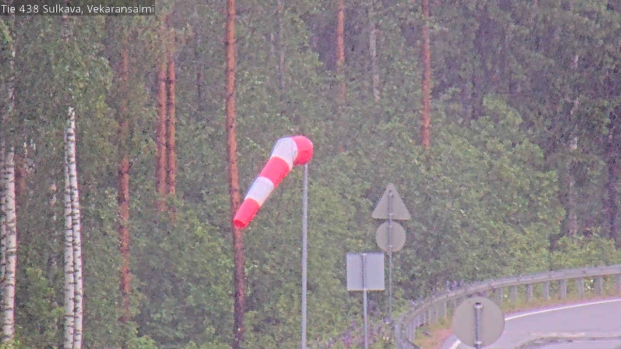 Weather Camera Image Väg 438, Sulkava, Vekaransalmi, Sulkava, Etelä-Savo