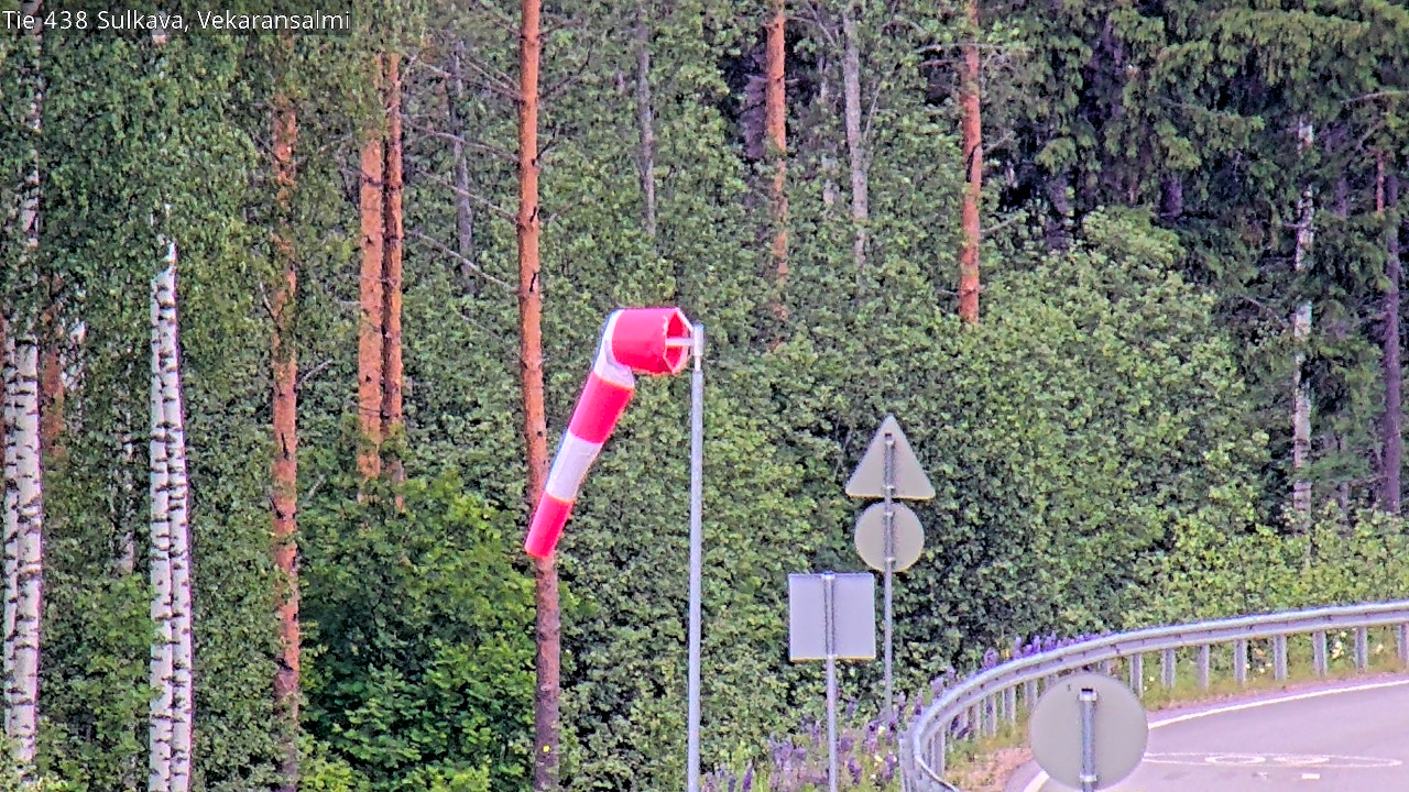Weather Camera Image Väg 438, Sulkava, Vekaransalmi, Sulkava, Etelä-Savo