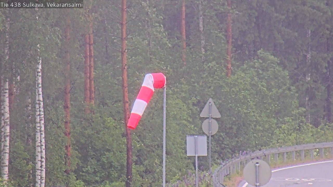 Weather Camera Image Väg 438, Sulkava, Vekaransalmi, Sulkava, Etelä-Savo