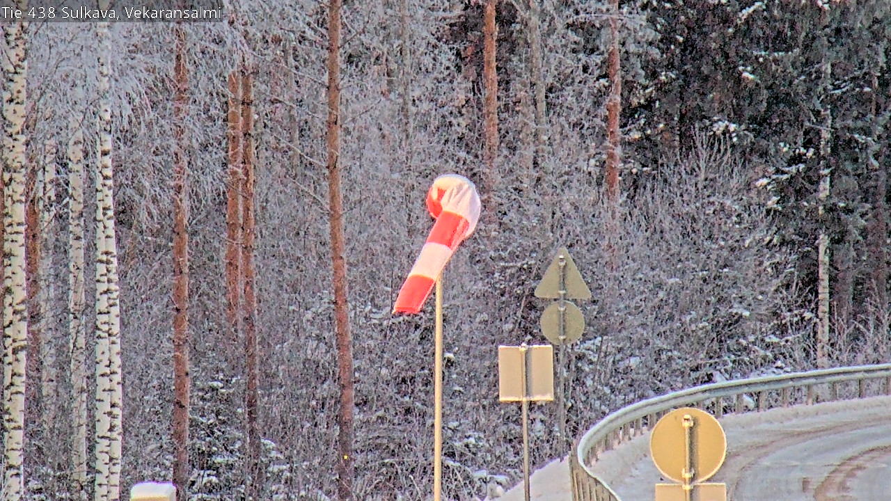 Weather Camera Image Väg 438, Sulkava, Vekaransalmi, Sulkava, Etelä-Savo