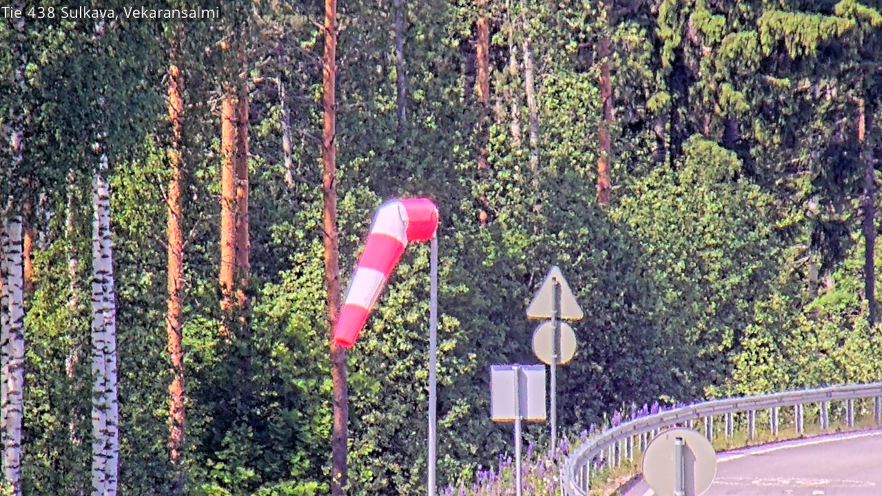 Weather Camera Image Väg 438, Sulkava, Vekaransalmi, Sulkava, Etelä-Savo