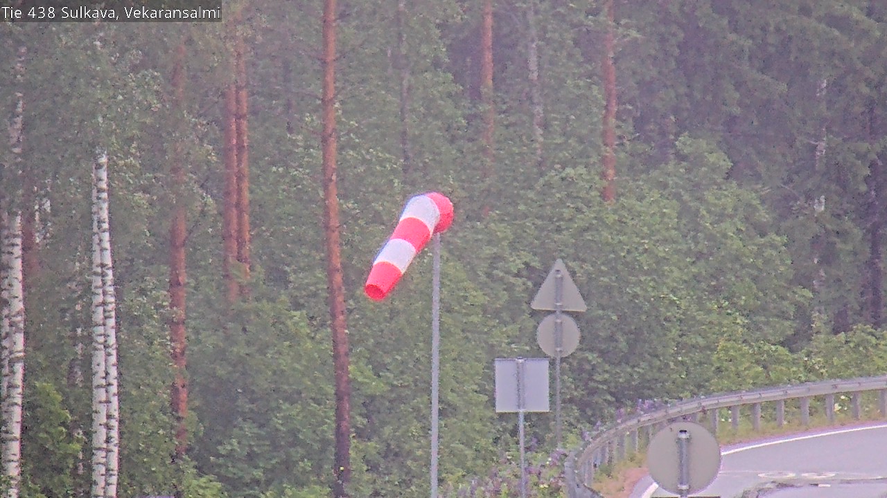 Weather Camera Image Väg 438, Sulkava, Vekaransalmi, Sulkava, Etelä-Savo