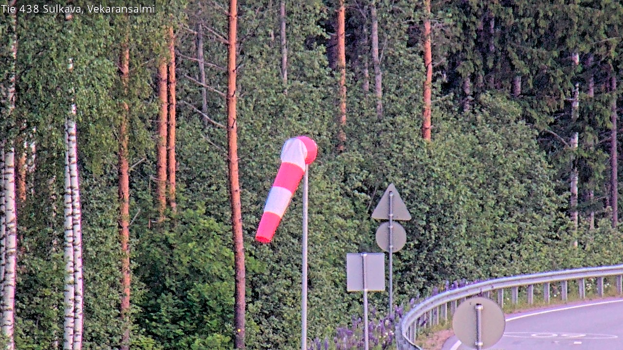 Weather Camera Image Road 438, Sulkava, Vekaransalmi, Sulkava, Etelä-Savo