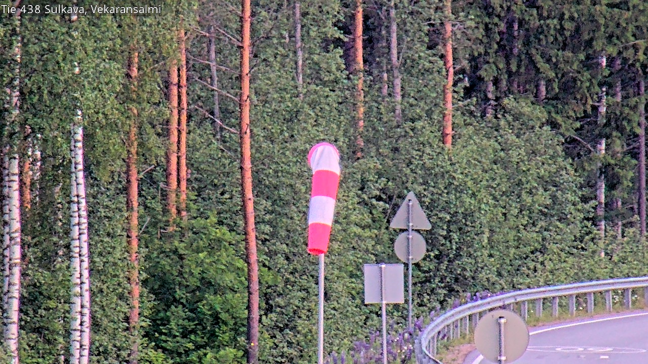 Weather Camera Image Road 438, Sulkava, Vekaransalmi, Sulkava, Etelä-Savo