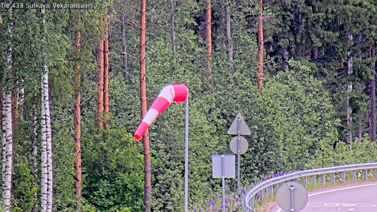 Weather Camera Image Väg 438, Sulkava, Vekaransalmi, Sulkava, Etelä-Savo