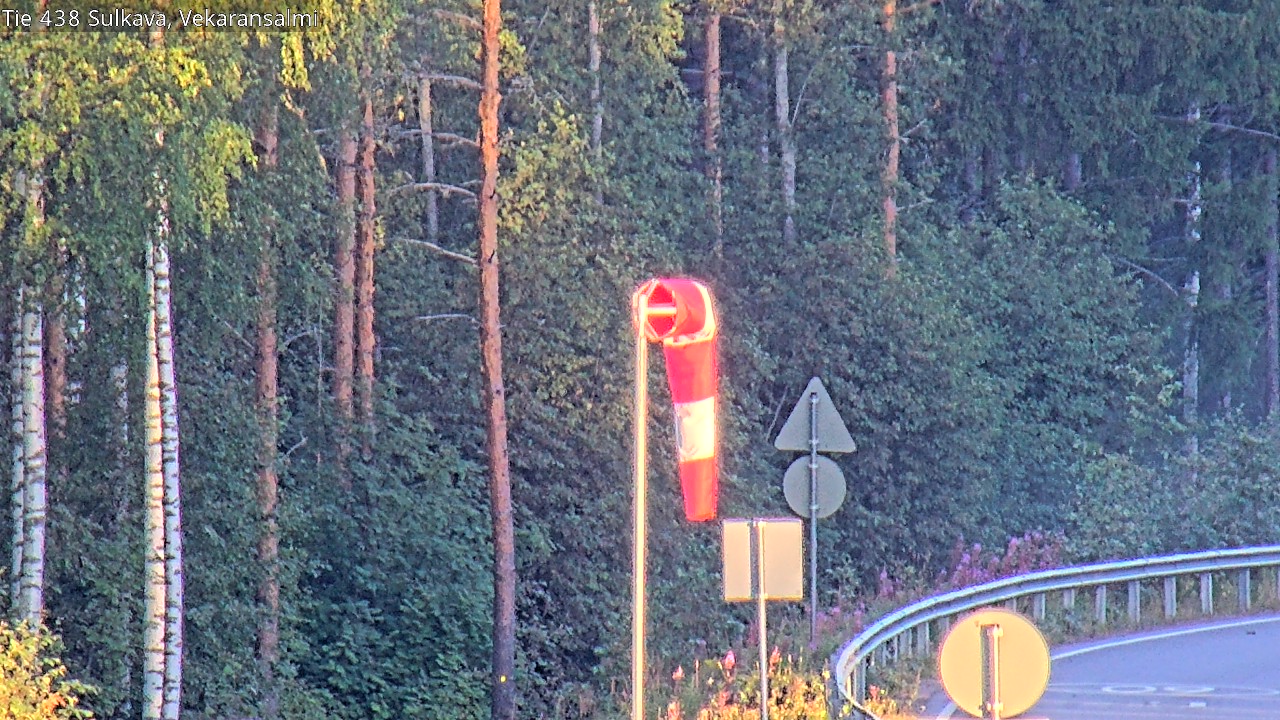 Weather Camera Image Road 438, Sulkava, Vekaransalmi, Sulkava, Etelä-Savo