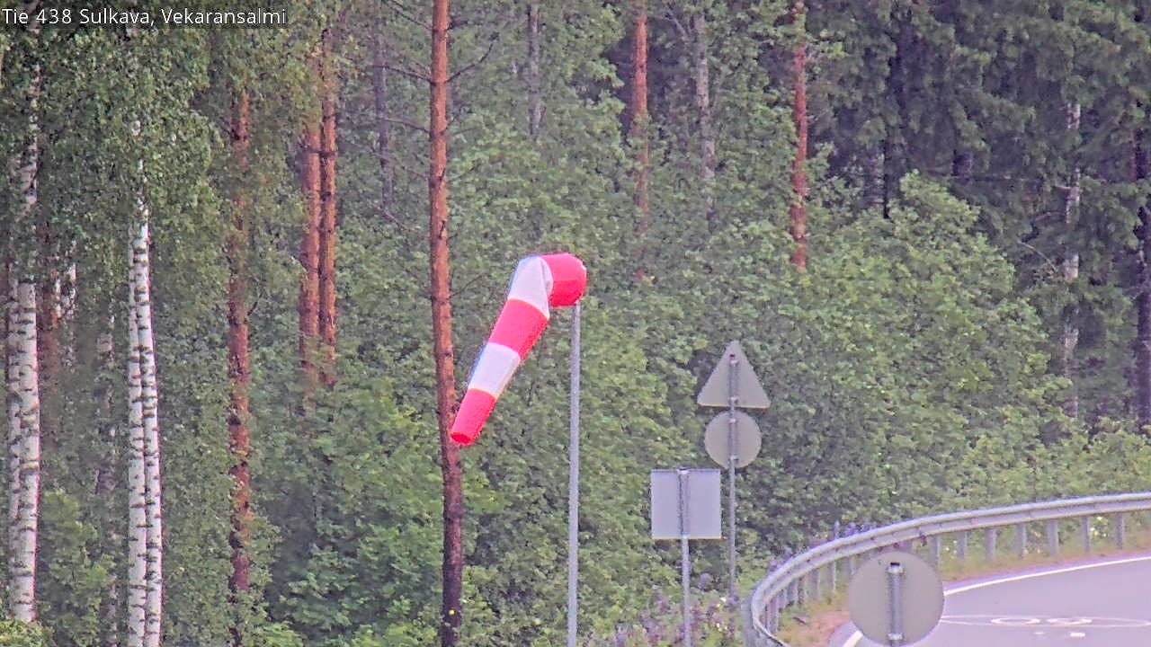 Weather Camera Image Väg 438, Sulkava, Vekaransalmi, Sulkava, Etelä-Savo