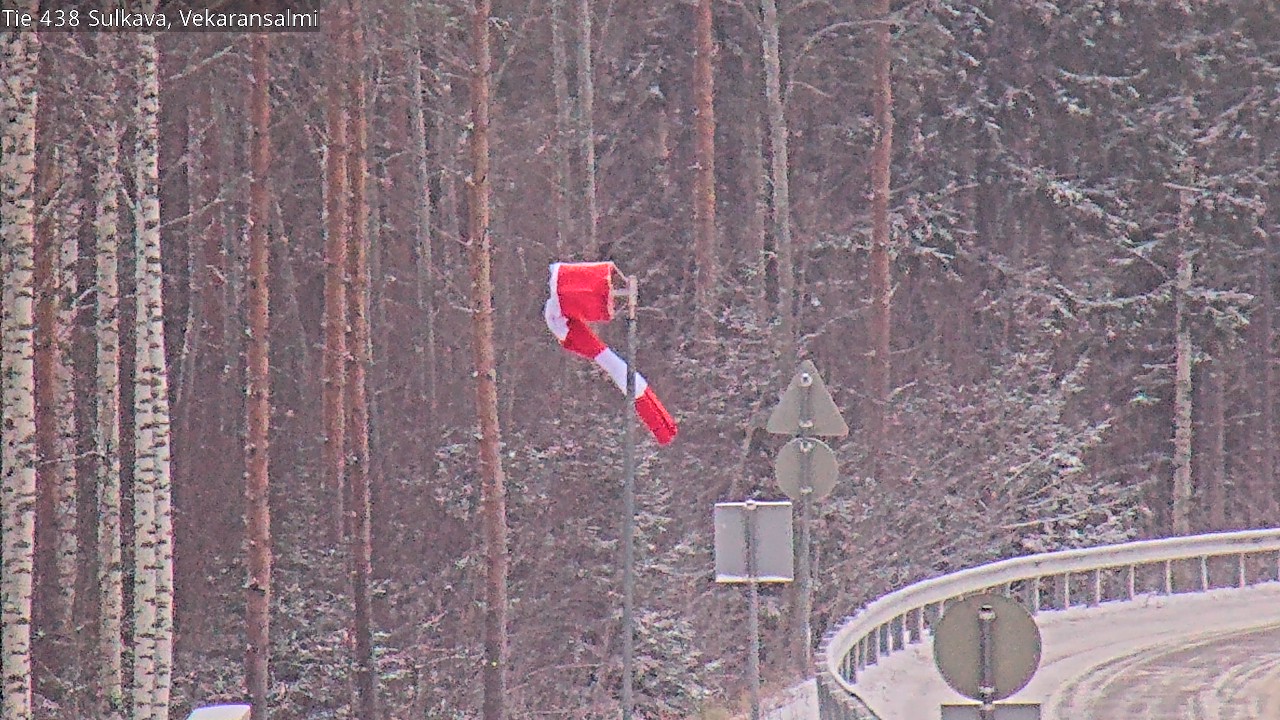 Weather Camera Image Väg 438, Sulkava, Vekaransalmi, Sulkava, Etelä-Savo