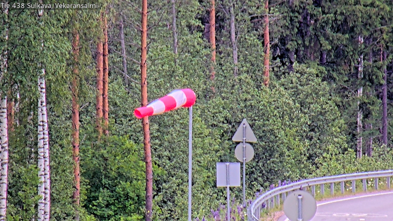 Weather Camera Image Road 438, Sulkava, Vekaransalmi, Sulkava, Etelä-Savo