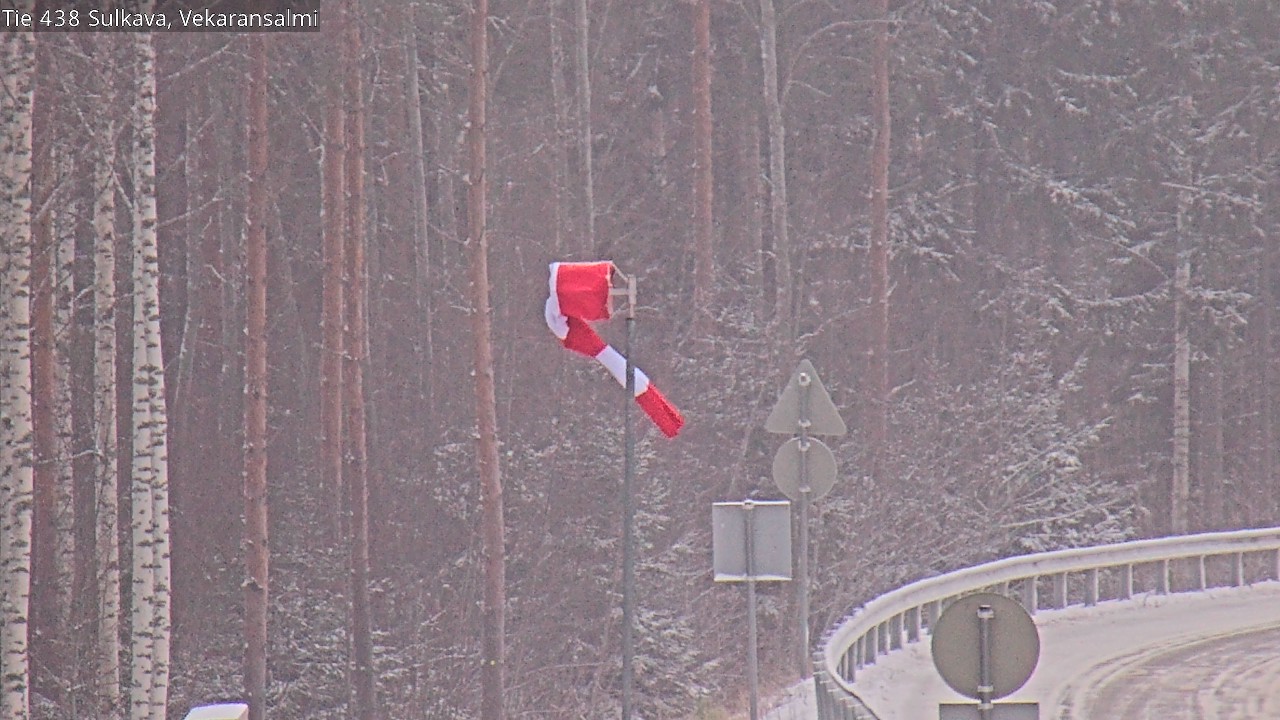 Weather Camera Image Väg 438, Sulkava, Vekaransalmi, Sulkava, Etelä-Savo