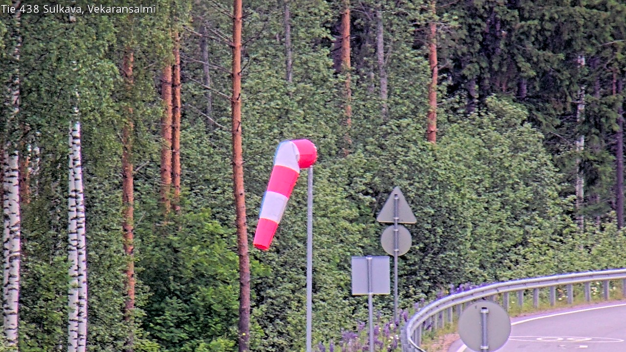 Weather Camera Image Road 438, Sulkava, Vekaransalmi, Sulkava, Etelä-Savo