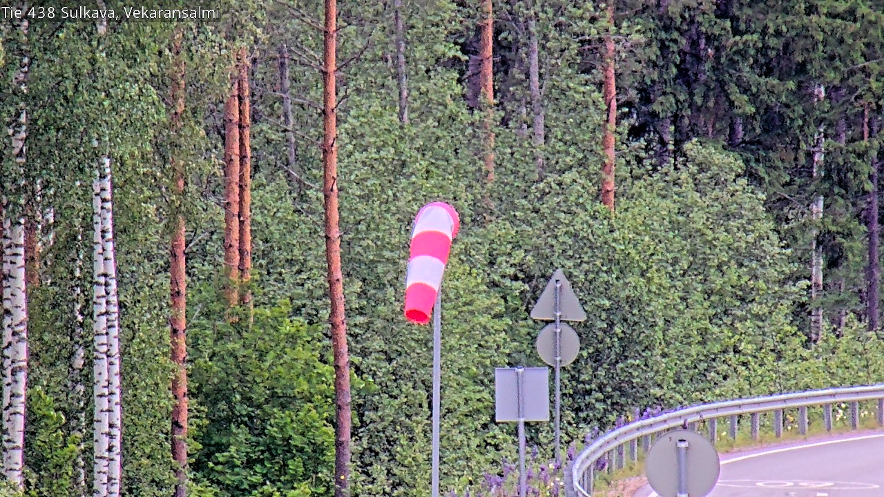 Weather Camera Image Road 438, Sulkava, Vekaransalmi, Sulkava, Etelä-Savo