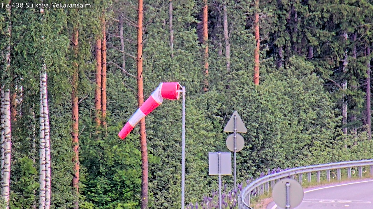 Weather Camera Image Road 438, Sulkava, Vekaransalmi, Sulkava, Etelä-Savo