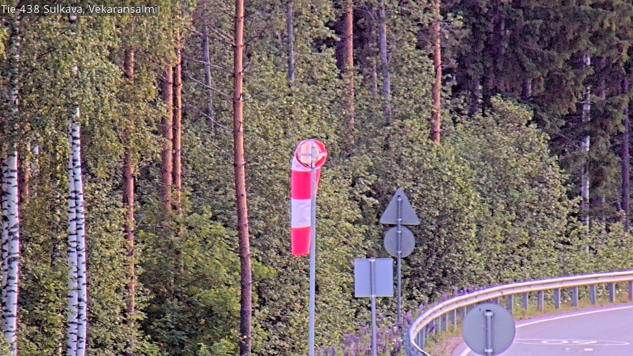 Weather Camera Image Road 438, Sulkava, Vekaransalmi, Sulkava, Etelä-Savo
