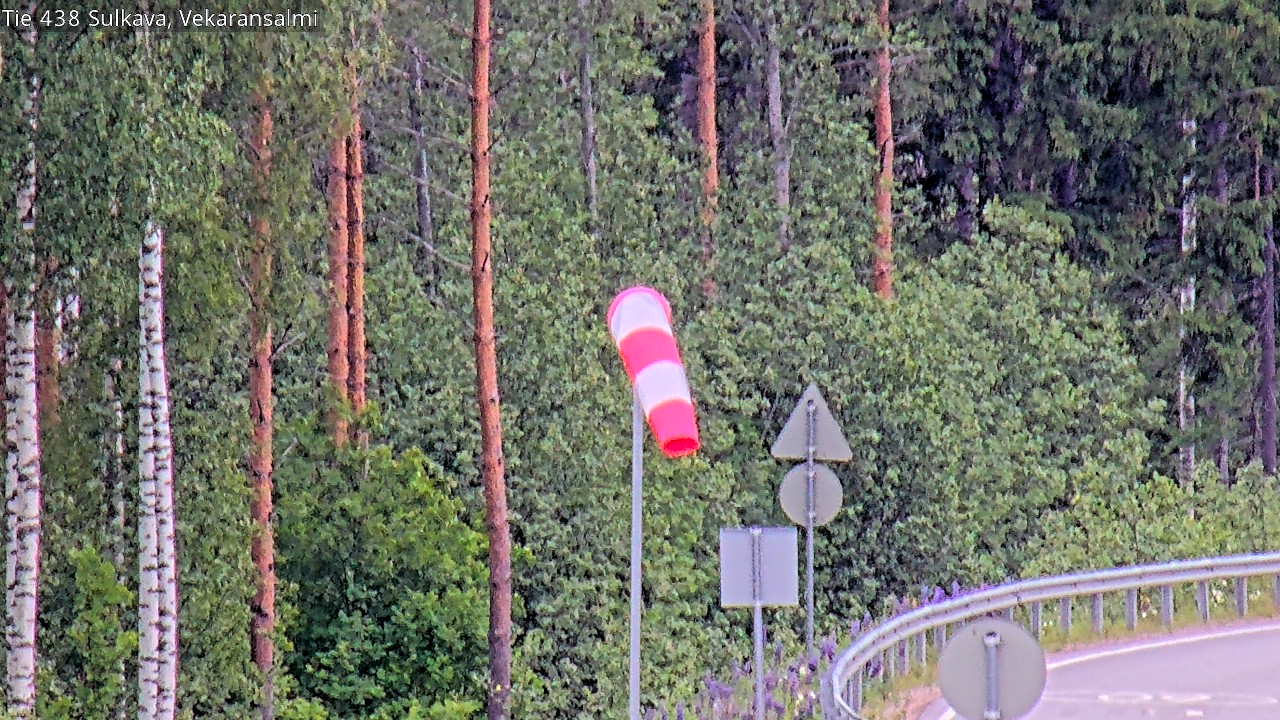 Weather Camera Image Väg 438, Sulkava, Vekaransalmi, Sulkava, Etelä-Savo