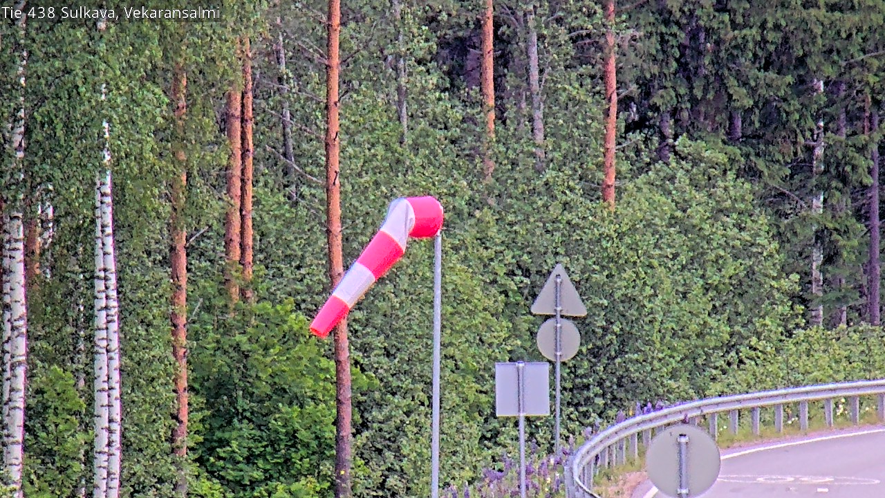 Weather Camera Image Road 438, Sulkava, Vekaransalmi, Sulkava, Etelä-Savo