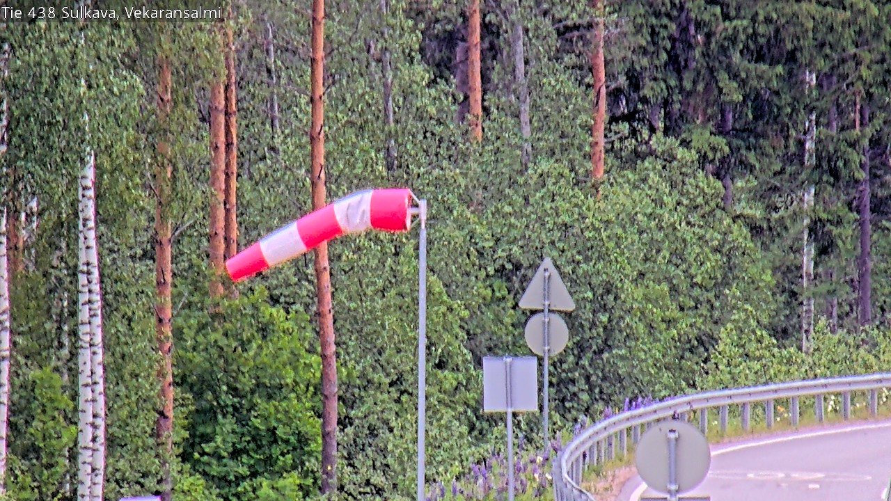 Weather Camera Image Road 438, Sulkava, Vekaransalmi, Sulkava, Etelä-Savo