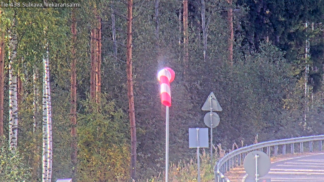 Weather Camera Image Road 438, Sulkava, Vekaransalmi, Sulkava, Etelä-Savo