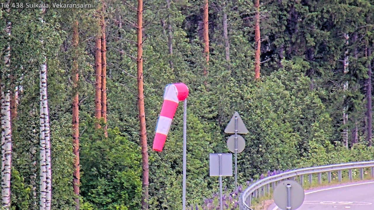 Weather Camera Image Road 438, Sulkava, Vekaransalmi, Sulkava, Etelä-Savo