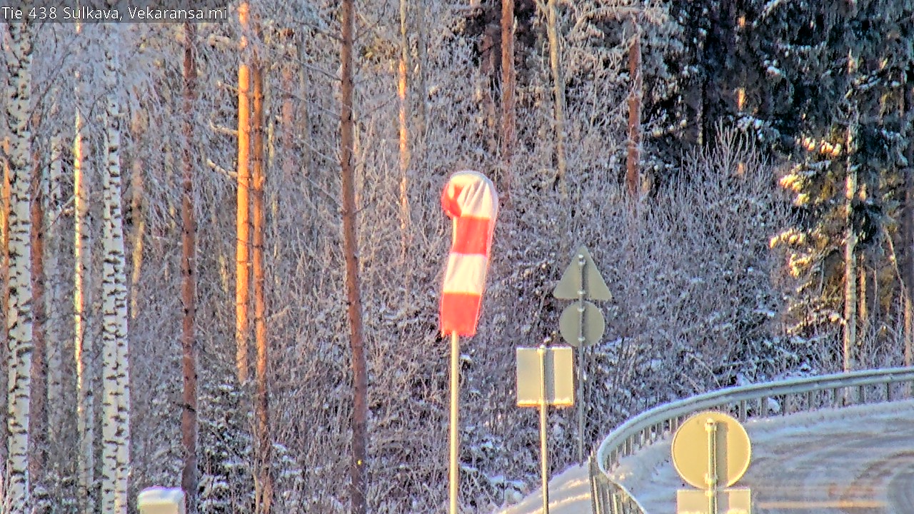 Weather Camera Image Väg 438, Sulkava, Vekaransalmi, Sulkava, Etelä-Savo